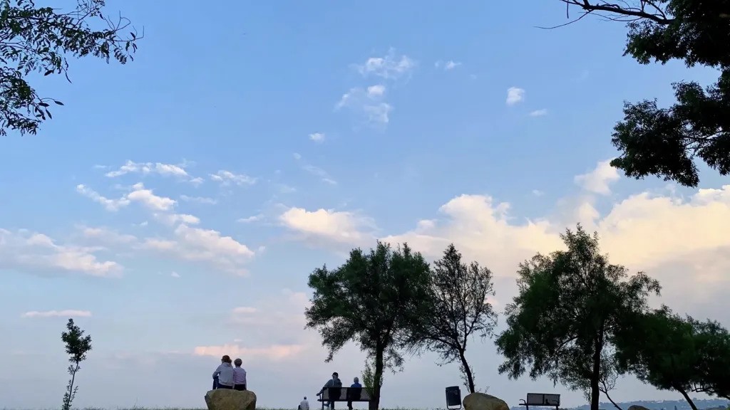 Family time at the park